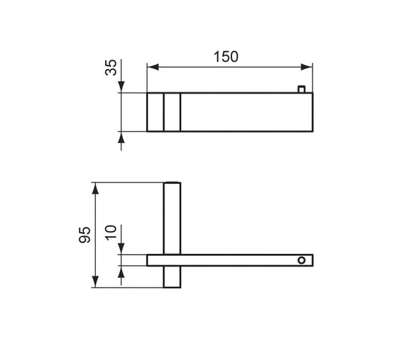 Strada Papierrollenhalter | Paper roll holders | Ideal Standard