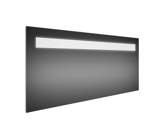 Strada Spiegel mit Licht 1400mm (2 x 28 Watt) | Specchi da bagno | Ideal Standard