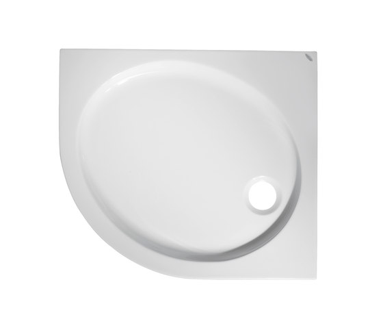 Aqua Viertelkreis-Brausewanne 90 cm asymmetrisch rechts | Bacs à douche | Ideal Standard