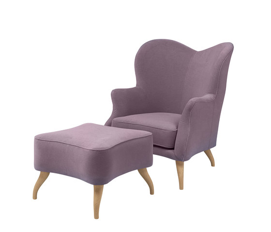 Bonaparte Chair and Pouffe | Poltrone | GUBI
