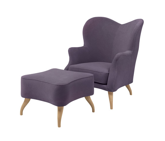 Bonaparte Chair and Pouffe | Armchairs | GUBI