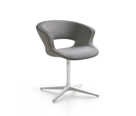 Zed swivel base upholstered | Chairs | Maxdesign