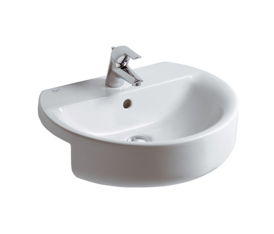 Connect Halbeinbauwaschtisch Sphere 550mm | Wash basins | Ideal Standard