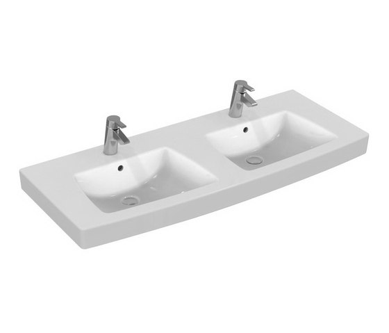 Ventuno Aufsatzwaschtisch 1300 mm (Unterseite geschliffen) | Wash basins | Ideal Standard