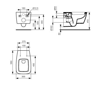 Ventuno Wandtiefspülklosett | WCs | Ideal Standard