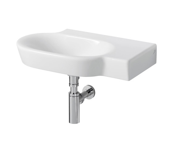 Tonic Guest Handwaschbecken 60 cm, Ablage rechts Anschlusskante glasiert | Lavabi | Ideal Standard