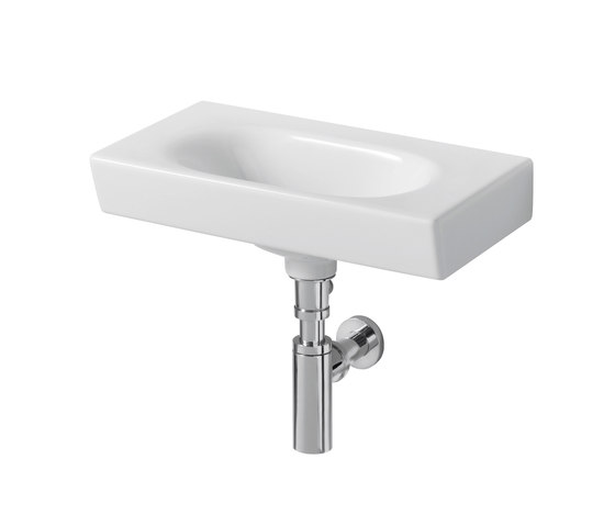 Tonic Guest Handwaschbecken 50 cm Anschlusskante glasiert | Wash basins | Ideal Standard