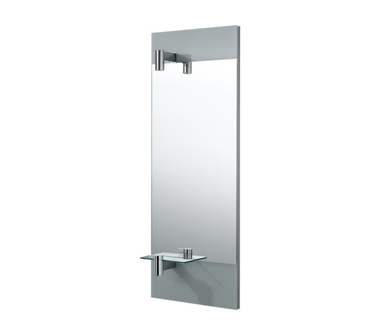 Tonic Guest Spiegel 460 mm (mit Leuchte und integrierter Armatur links) | Espejos | Ideal Standard