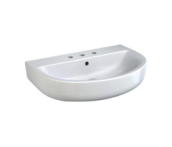 Connect Waschtisch Arc 600 mm (3 Hahnlöcher durchgestochen) | Wash basins | Ideal Standard