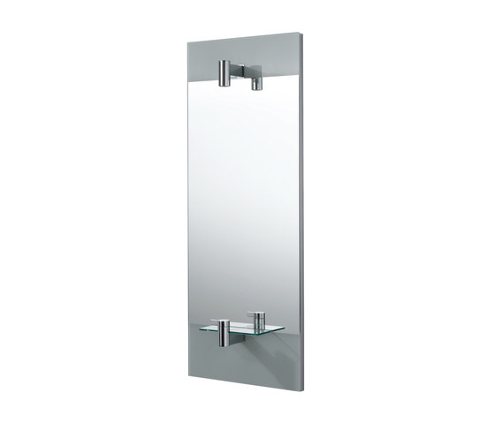 Tonic Guest Spiegel 480 mm (mit Leuchte und integrierter Armatur mittig) | Specchi | Ideal Standard