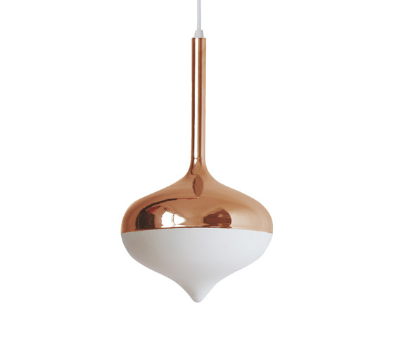Spun Medium Pendant Lamp Rose Gold | Suspensions | Evie Group