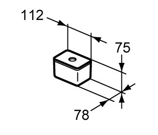 Aufbewahrungsbox klein mit Deckel | Papiertuchspender | Ideal Standard