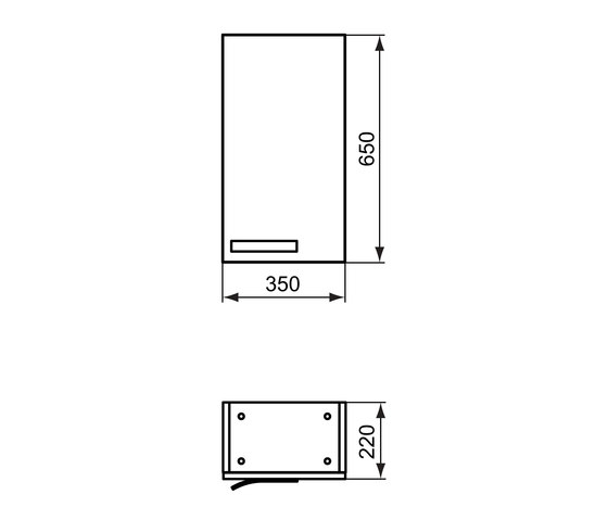 Strada Hängeschrank 350mm (Türanschlag rechts) | Wall cabinets | Ideal Standard