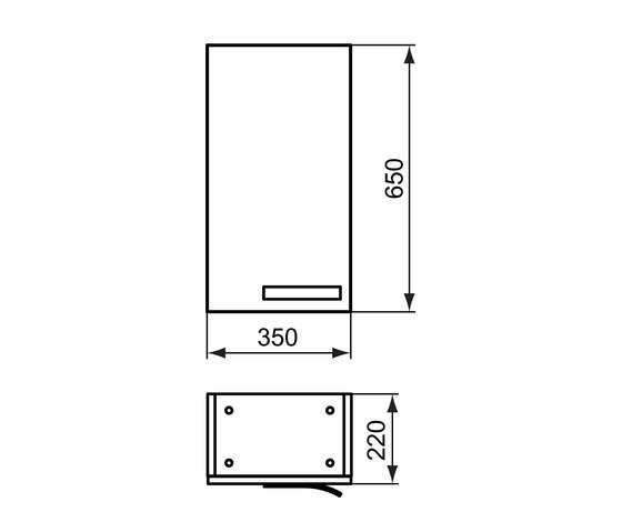 Strada Hängeschrank 350mm (Türanschlag links) | Wall cabinets | Ideal Standard