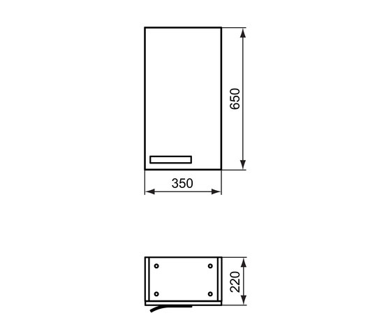 Strada Hängeschrank 350mm (Türanschlag rechts) | Wall cabinets | Ideal Standard