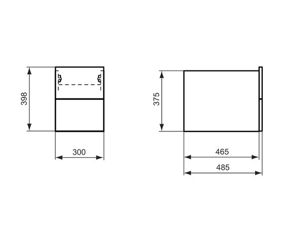 Step wall cabinet | Meubles muraux salle de bain | Ideal Standard