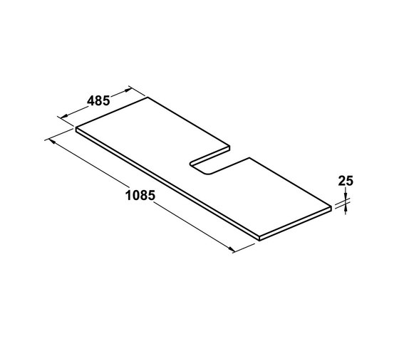 Step shelf | Lavabi | Ideal Standard