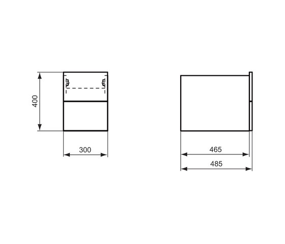 Step wall cabinet | Armarios de baño | Ideal Standard