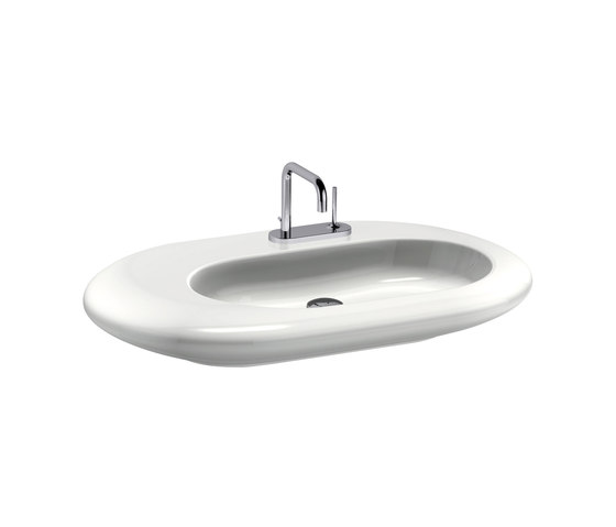 Simply U Waschtisch Natural 85 cm, asymmetrisch | Wash basins | Ideal Standard