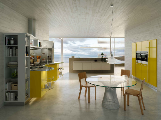 Skyline 2.0 giallo lemon | Fitted kitchens | Snaidero