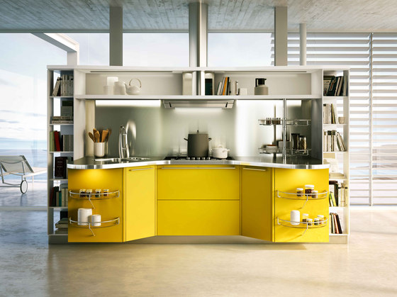 Skyline 2.0 giallo lemon | Fitted kitchens | Snaidero