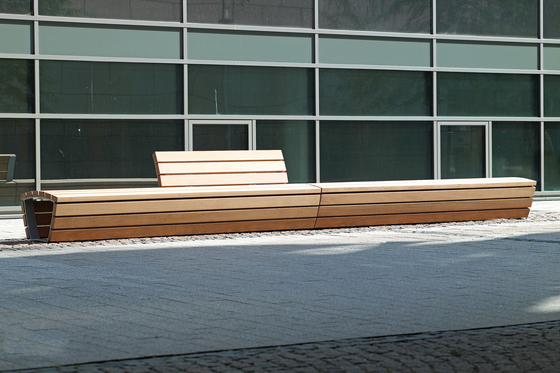 Cado corpus Bench with partial backrest | Benches | Westeifel Werke