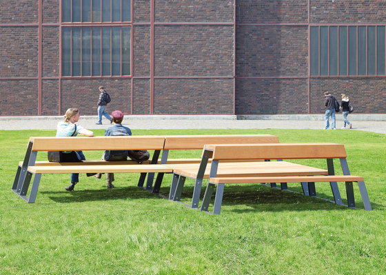 Campus seating complex TR/ LR 1 | Table-seat combinations | Westeifel Werke