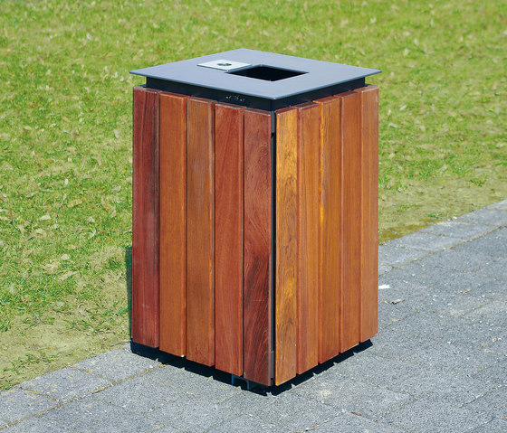Urbanis Abfallbehälter quadrat 50 l | Abfallbehälter / Papierkörbe | Westeifel Werke
