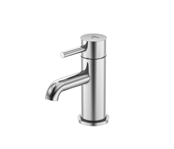 100 1050 Single lever basin mixer without pop up waste | Grifería para lavabos | Steinberg