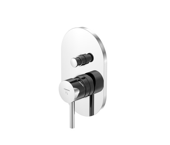 100 2103 3 Finish set for single lever bath/shower mixer with diverter | Grifería para duchas | Steinberg