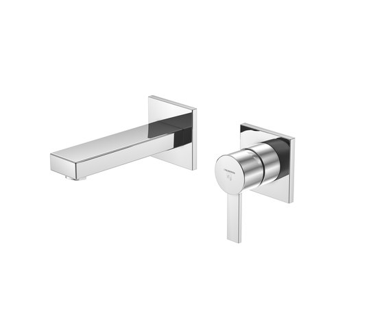 120 1801 Wall mounted single lever basin mixer | Wash basin taps | Steinberg