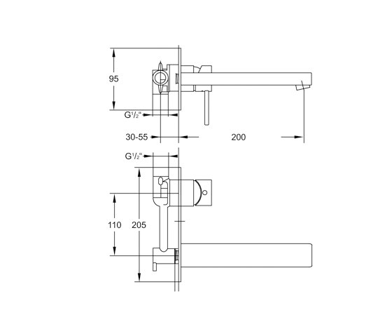 120 1856 Single lever basin mixer | Rubinetteria lavabi | Steinberg