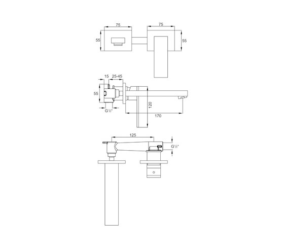 160 1802 Single lever basin mixer | Rubinetteria lavabi | Steinberg
