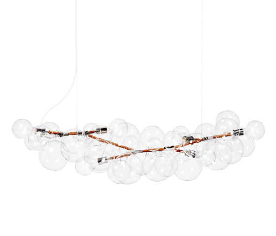 Long Bubble Chandelier | Suspended lights | PELLE