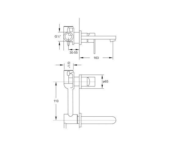 170 1801 Single lever basin mixer | Wash basin taps | Steinberg