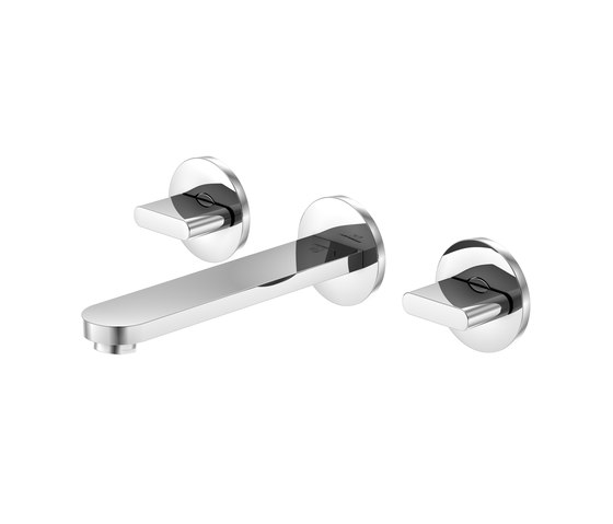 170 1900 3-hole basin mixer wall mounted | Robinetterie pour lavabo | Steinberg
