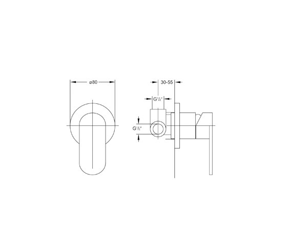 170 2250 Single lever shower mixer | Rubinetteria doccia | Steinberg