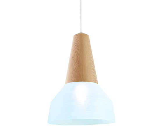 Eikon Bubble Oak Ice Blue | Lámparas de suspensión | SCHNEID STUDIO
