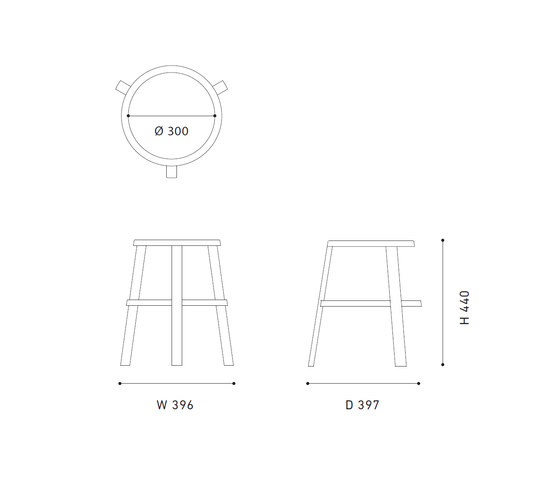 Stools | Side tables | Karimoku New Standard
