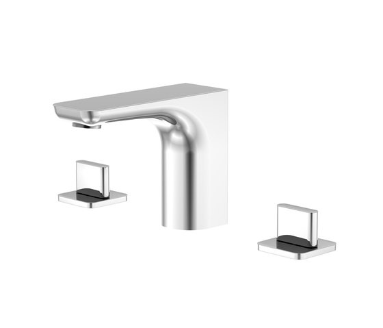 200 2001 3-hole basin mixer wall mounted | Robinetterie pour lavabo | Steinberg