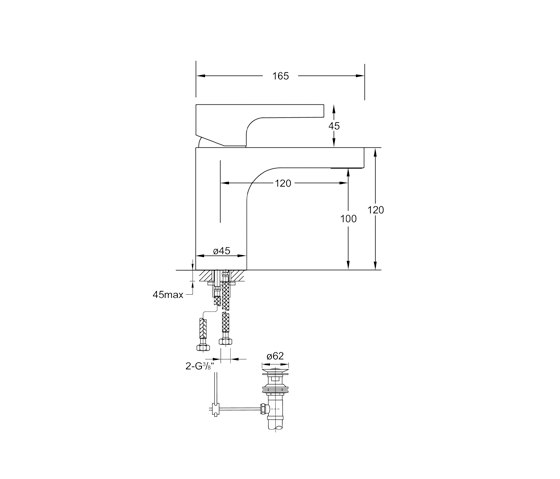 210 1000 Single lever basin mixer | Grifería para lavabos | Steinberg