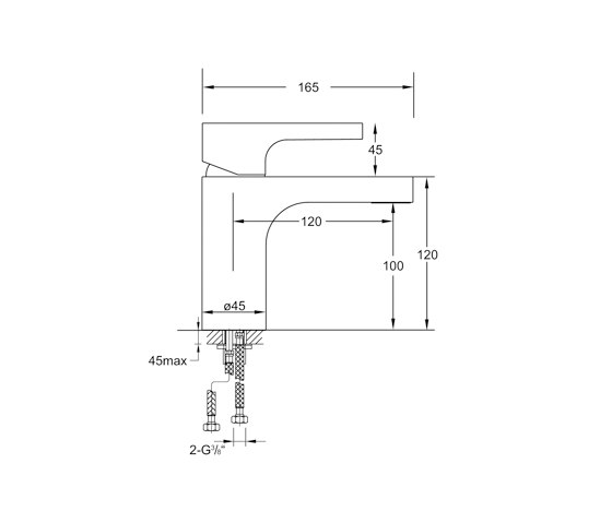 210 1010 Single lever basin mixer | Grifería para lavabos | Steinberg