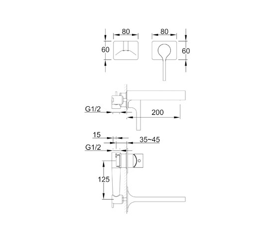 210 1815 Single lever basin mixer | Grifería para lavabos | Steinberg