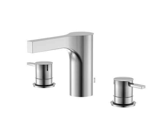 210 2000 3-hole basin mixer wall mounted | Wash basin taps | Steinberg