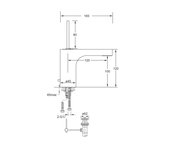 215 1000 Single lever basin mixer | Rubinetteria lavabi | Steinberg