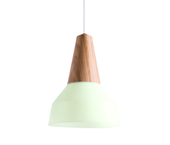 Eikon Bubble Bamboo Basic Mint Green | Suspended lights | SCHNEID STUDIO