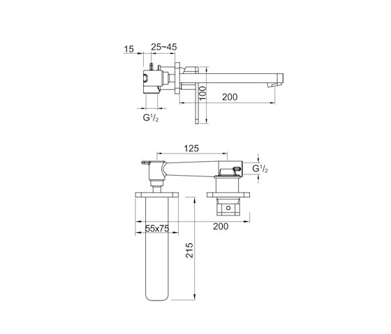 235 1805 Single lever basin mixer | Robinetterie pour lavabo | Steinberg