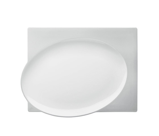 BLANC Plate rectangular | Vaisselle | FÜRSTENBERG