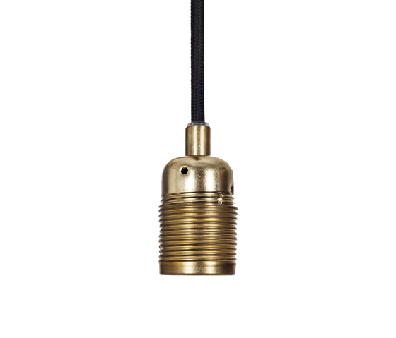 E27 pendant Steel / Black Cable | Lampade sospensione | Frama