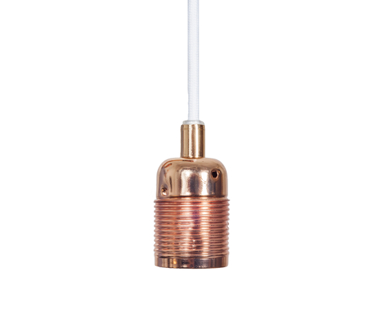 E27 pendant Steel / White Cable | Lámparas de suspensión | Frama